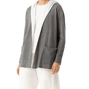 Eileen Fisher Hooded Cardigan